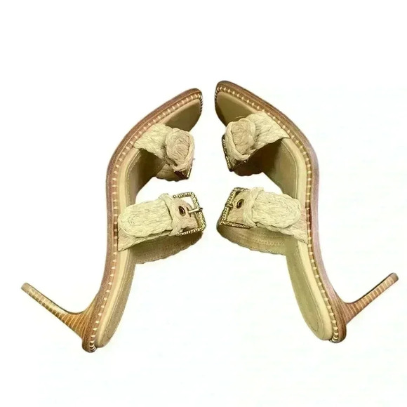 Ulla Johnson Ellery Raffia Sandal in Color Natural Size 41 - Picture 9 of 12